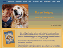 Tablet Screenshot of karenwrigley.com